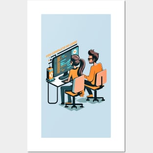 You complete my code Posters and Art